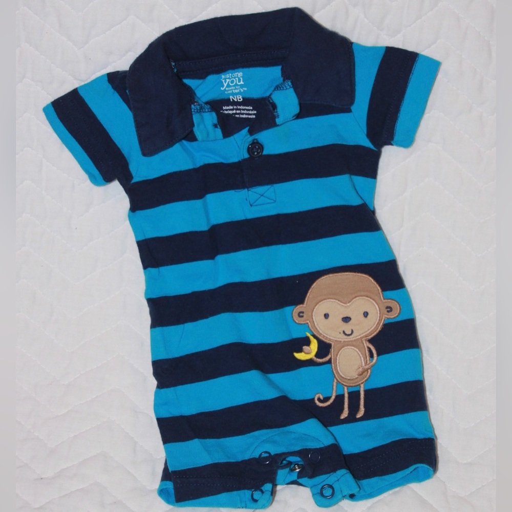 (3) NEWBORN Rompers - Picture 2 of 3